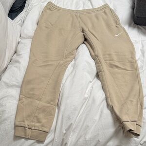 Nike men’s Beige Joggers